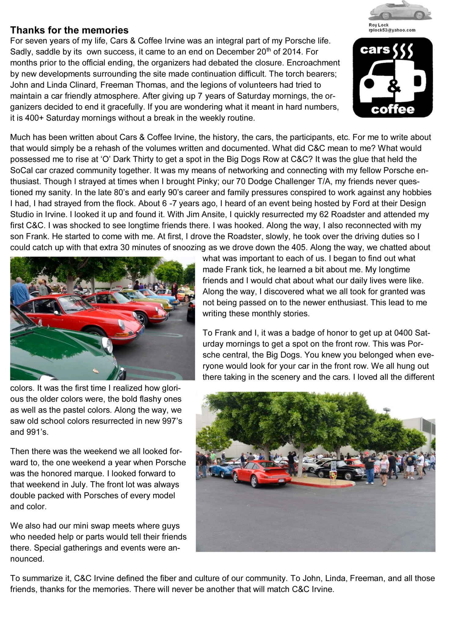 Cars and Coffee irvine