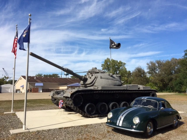 Photo of our Irish Green 59 coupe taken at Manchester, Mi. by our grandson Spencer. Owners Richard & Shirley Gobba, Deerfield, Mi.