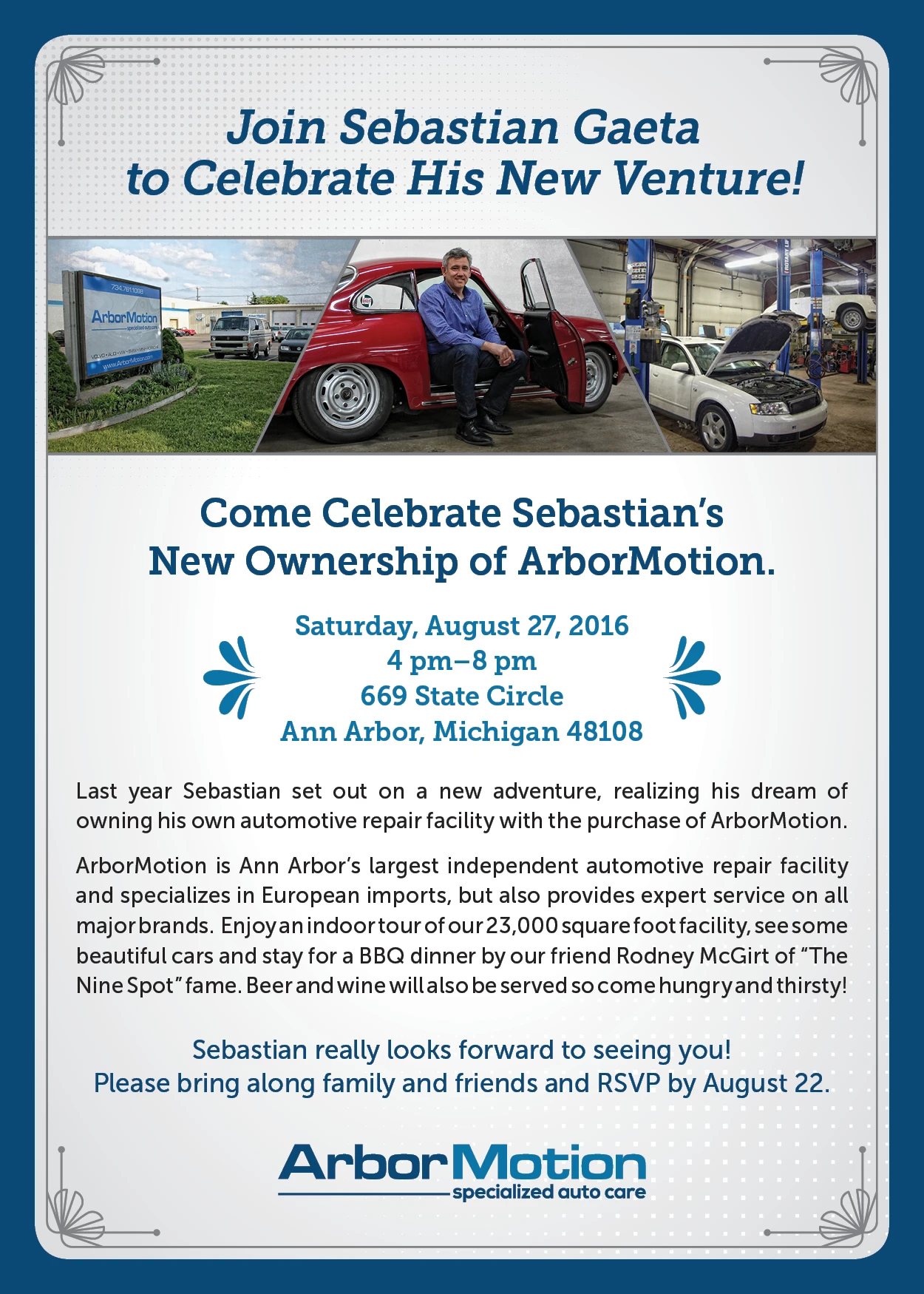 ArborMotion Sebastian Invite